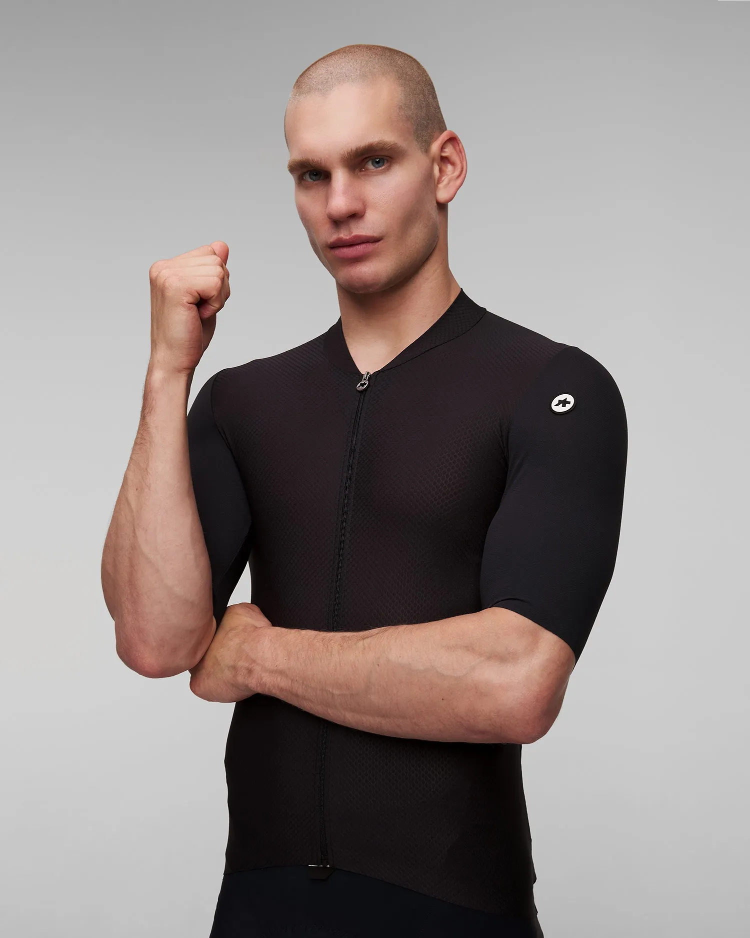 Men's black cycling T-shirt Assos Mille Gt Jersey S11 1120373-18