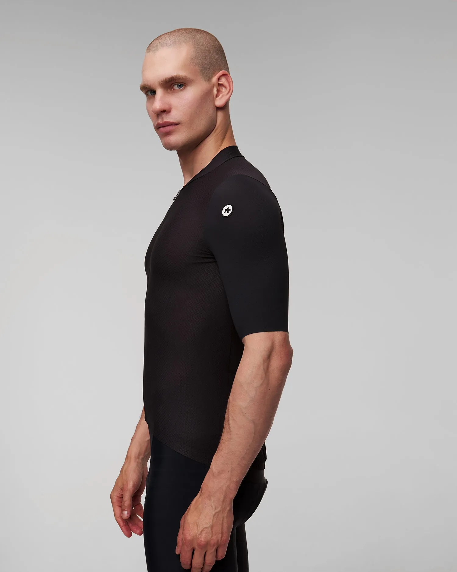 Men's black cycling T-shirt Assos Mille Gt Jersey S11 1120373-18