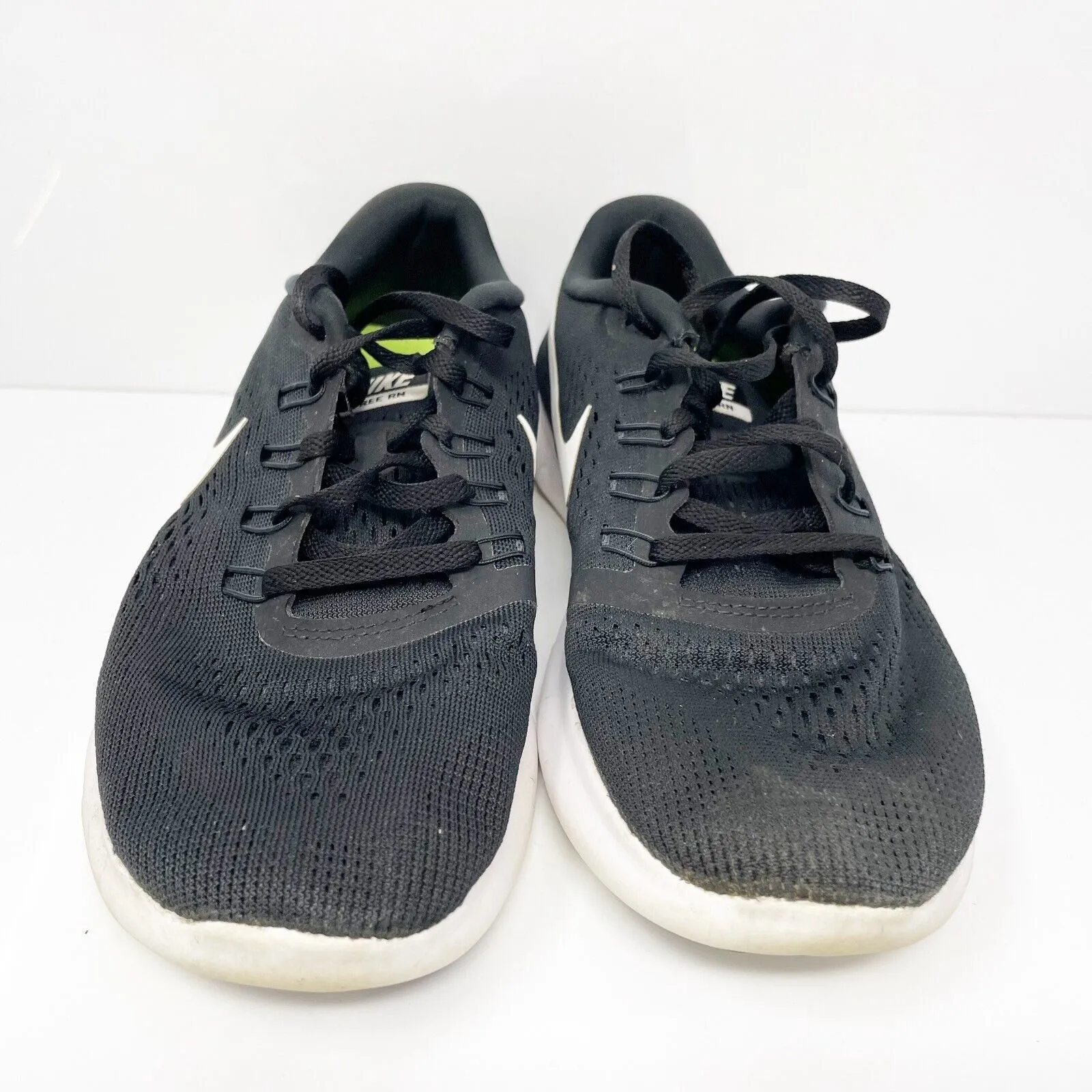 Nike Womens Free RN 831509-001 Black Running Shoes Sneakers Size 8