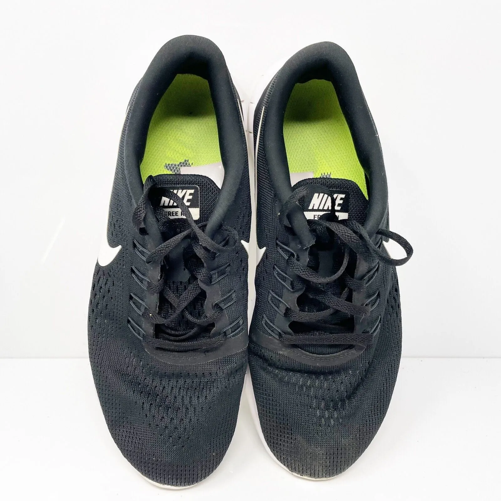 Nike Womens Free RN 831509-001 Black Running Shoes Sneakers Size 8