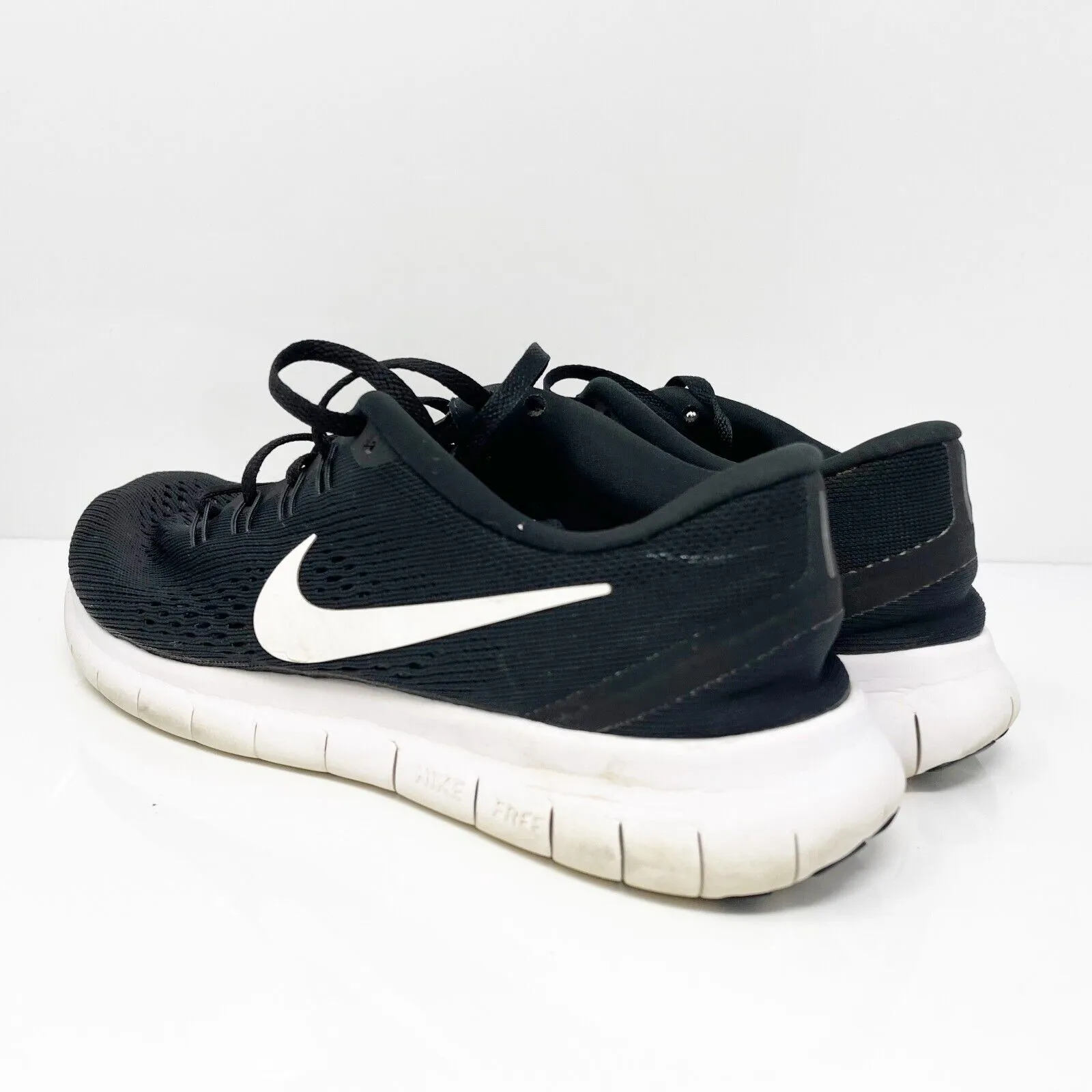 Nike Womens Free RN 831509-001 Black Running Shoes Sneakers Size 8